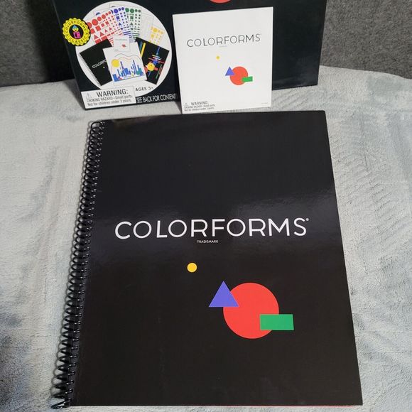 Colorforms Original Set With Spiral Bound Activity Book~New Open Box 2020 #02734 - Picture 10 of 15
